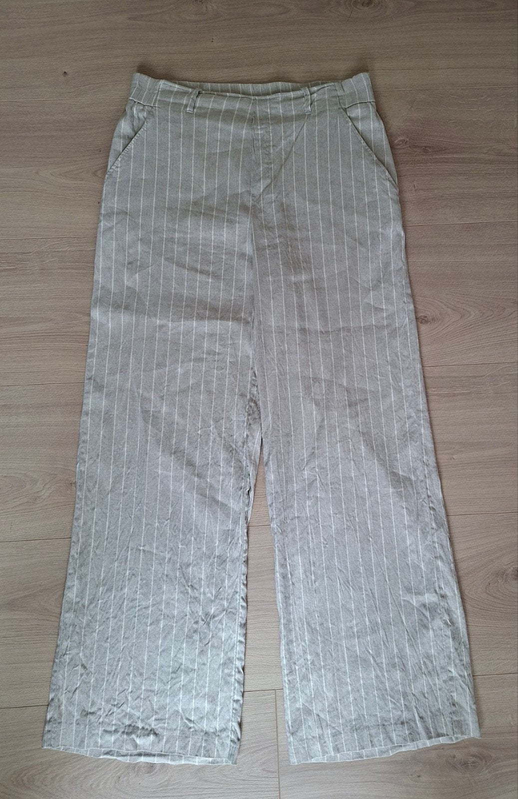 Mooie linnen Rosner broek mt 40, Maat 38/40 (M), Verzenden, Beige, Zo goed als nieuw