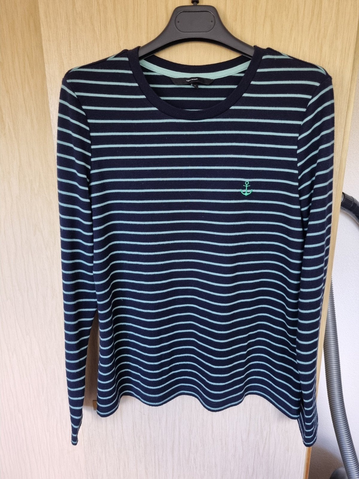 Nieuwstaat blauwe groen vero moda shirt m 38, Maat 38/40 (M), Blauw, Vero Moda, Nieuw