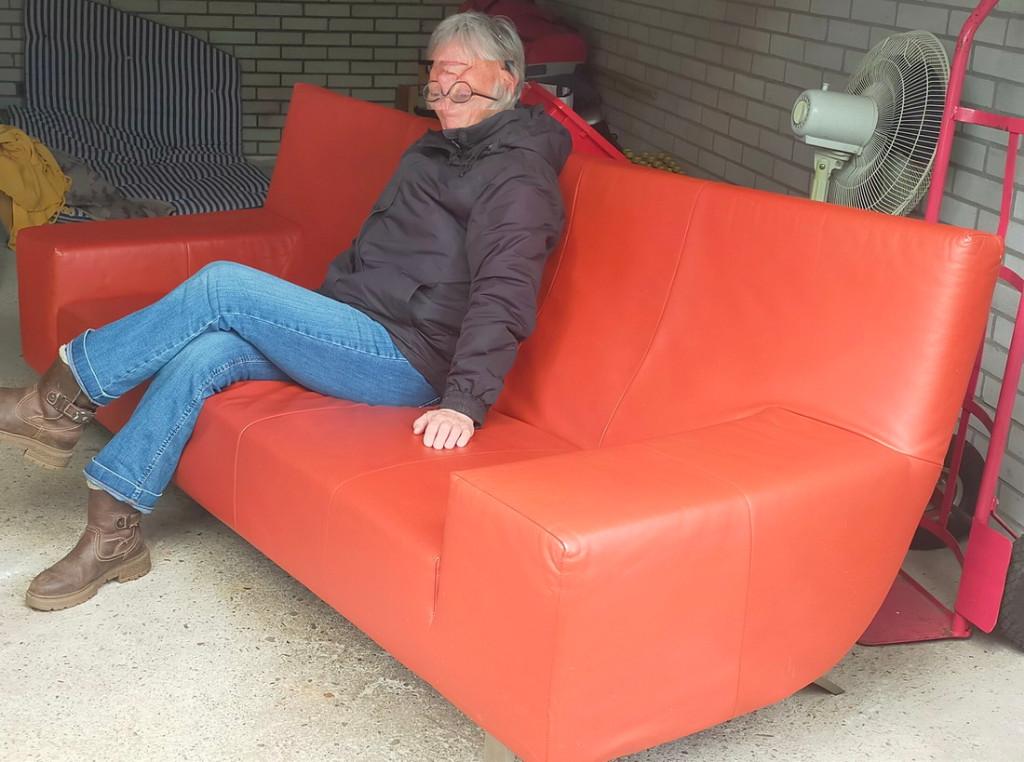 3 zits bank, Gebruikt, Driepersoons, 75 tot 100 cm, Ophalen of Verzenden