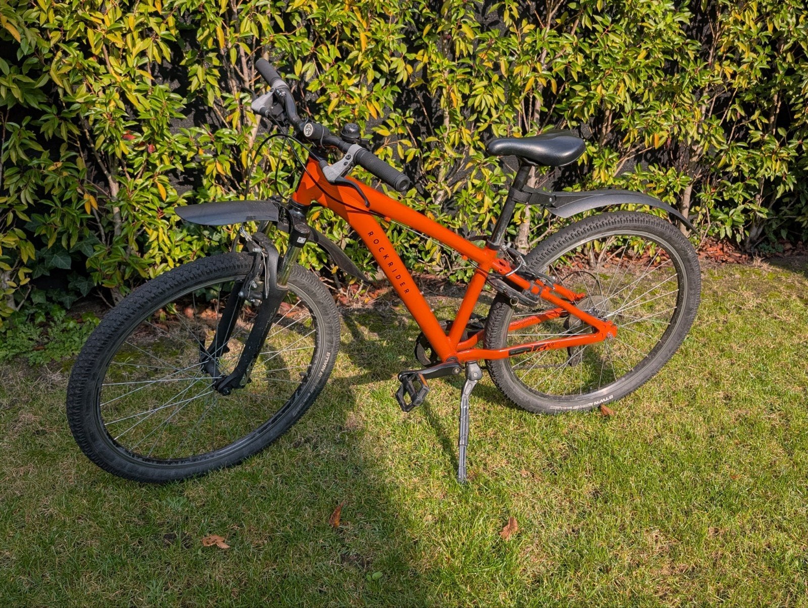 Oranje Decathlon Rockrider fiets 26 inch, Fietsen en Brommers, Ophalen of Verzenden, Gebruikt, Velgrem, Overige merken