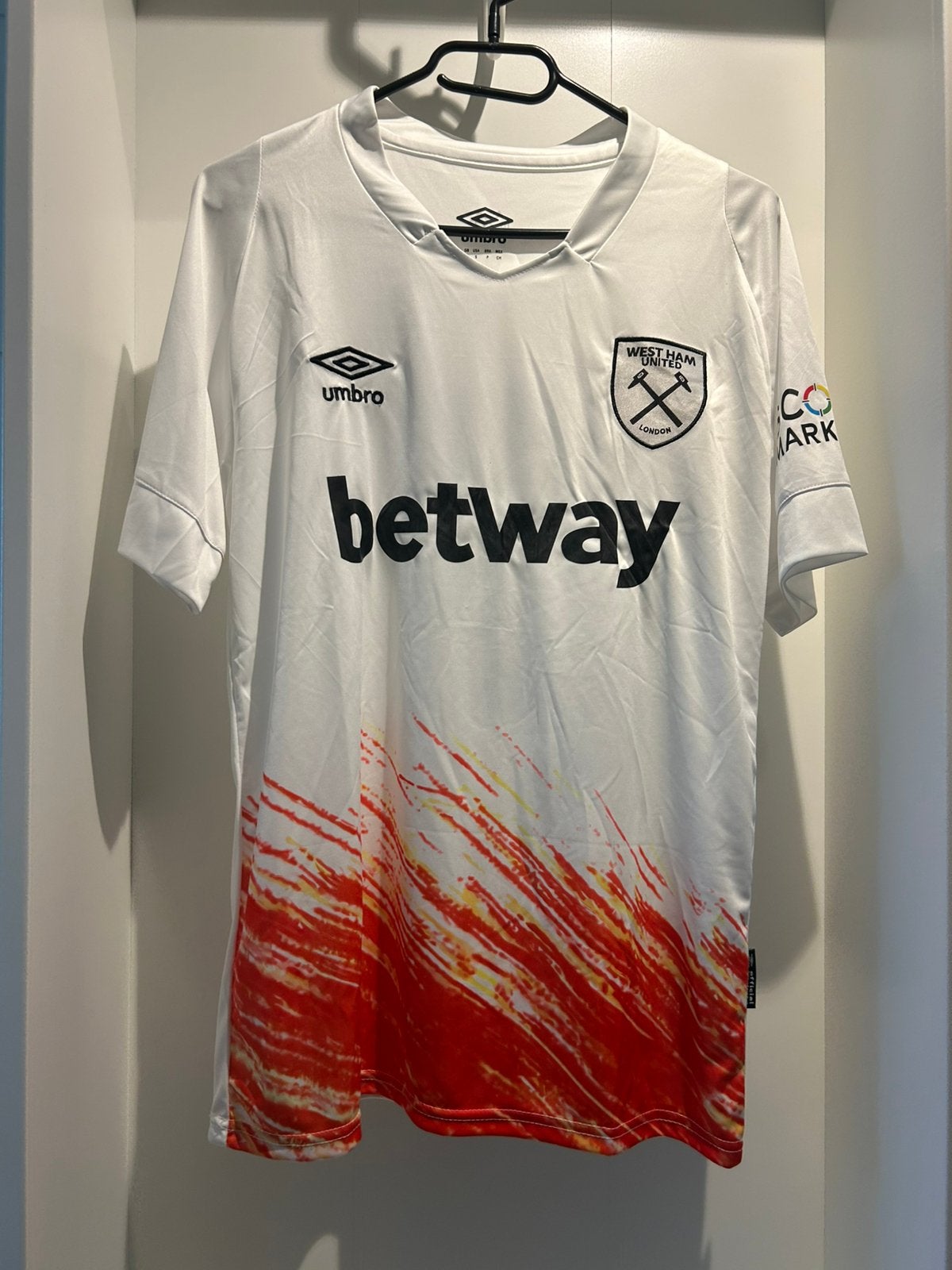 West Ham United 3rd shirt 22/23 Gianluca Scamacca, Ophalen of Verzenden, Zo goed als nieuw, Buitenlandse clubs, Shirt