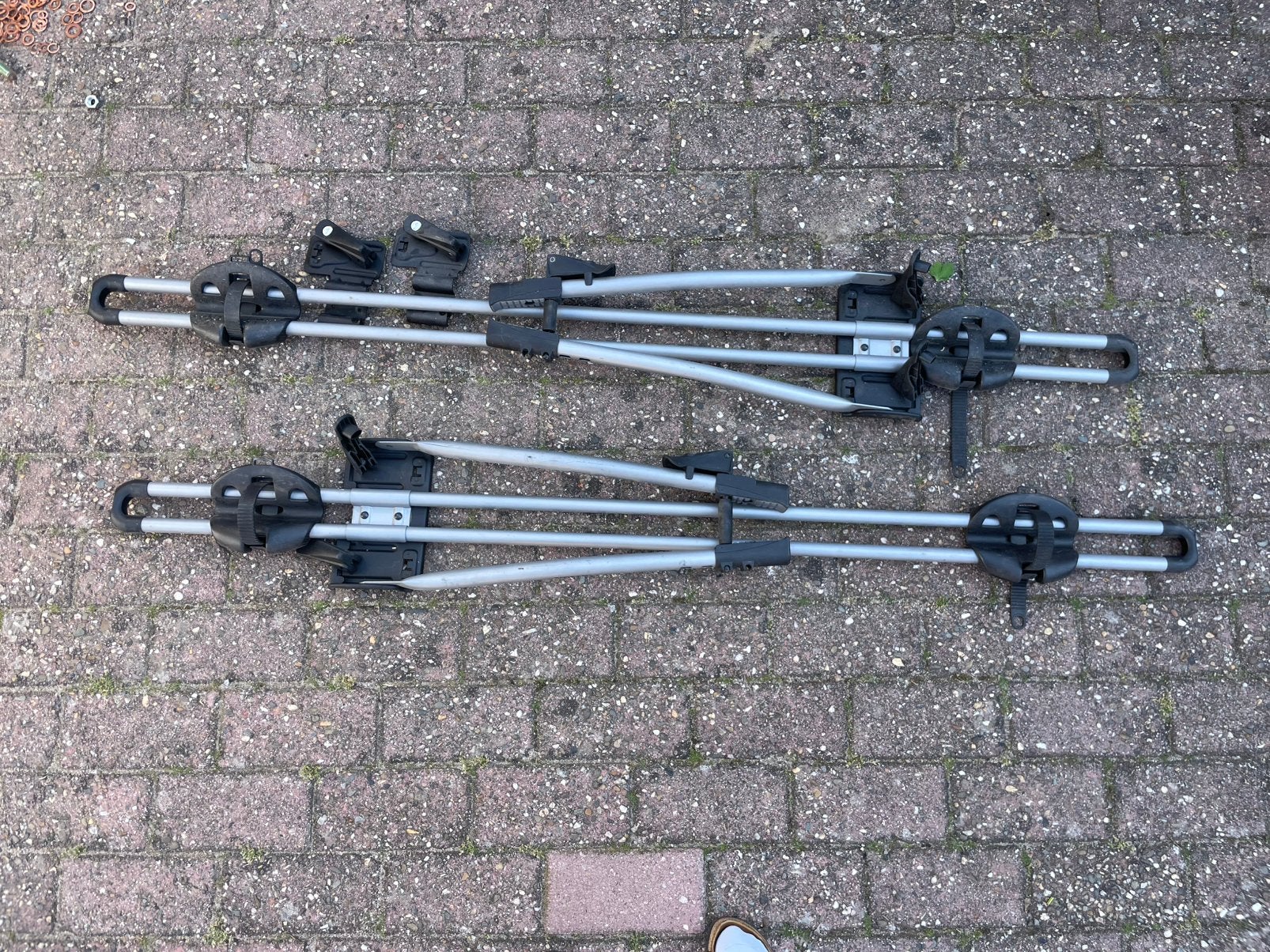 Fietsendragers Volvo, Auto diversen, Fietsendragers, Ophalen, 2 fietsen, Zo goed als nieuw, Dakdrager