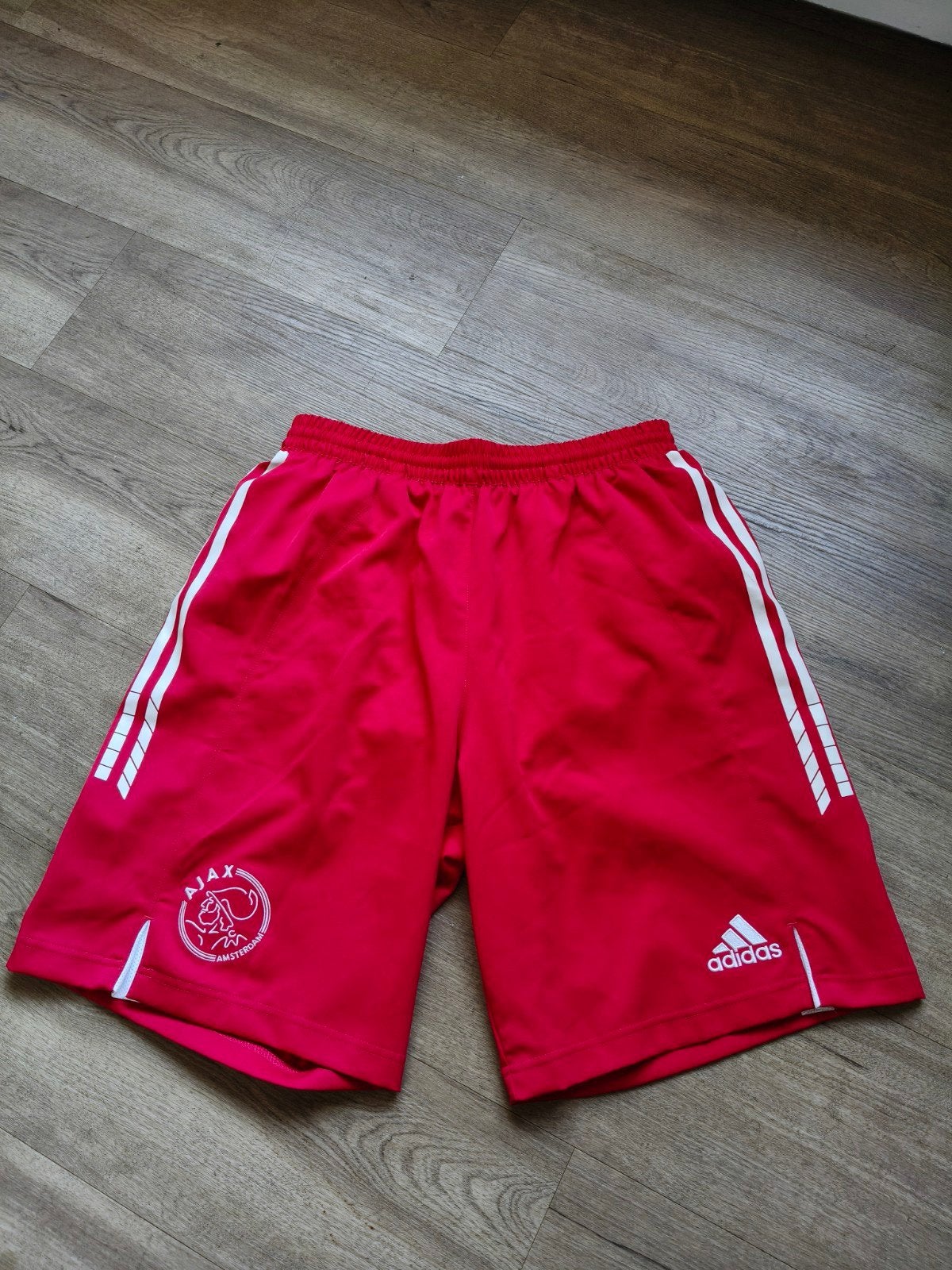 Heren L - Adidas Ajax Amsterdam Thuis 2005 Voetbal Short, Maat L, Ophalen of Verzenden, Zo goed als nieuw, Broek