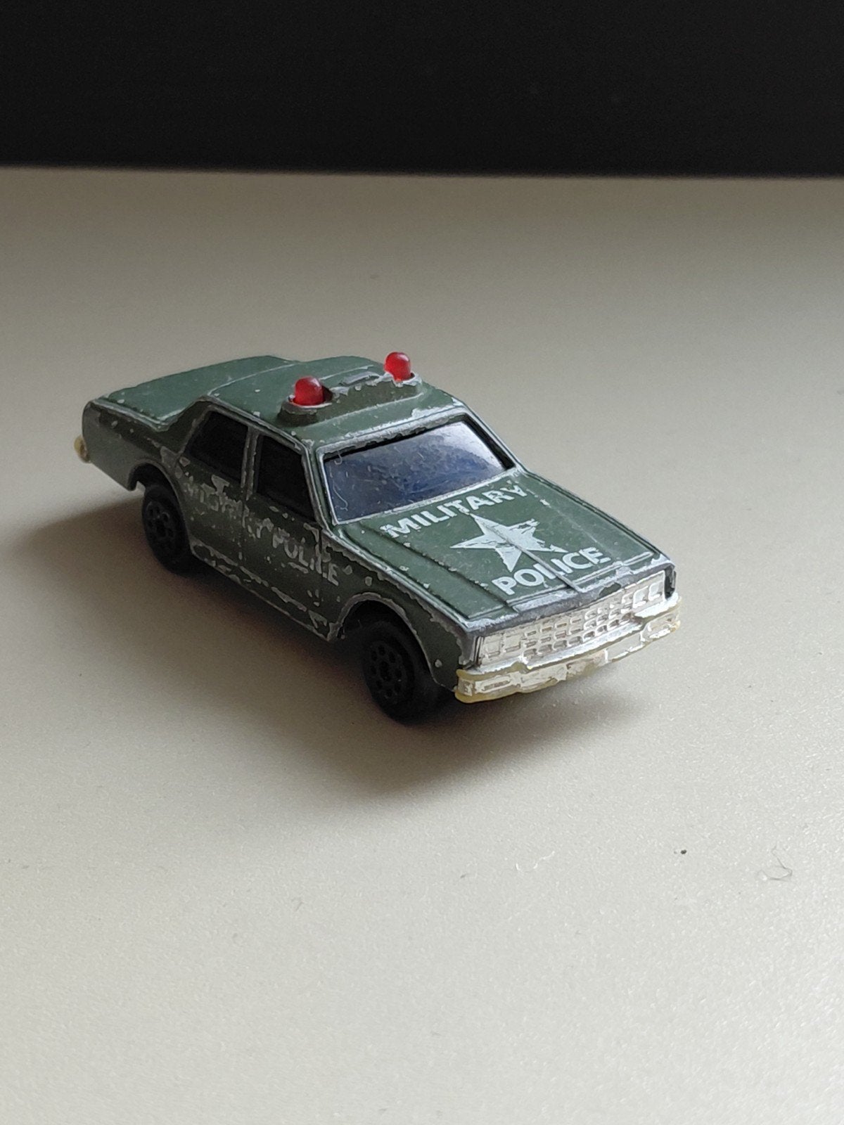 Majorette Chevrolet Impala Militaire Politie No.240, Ophalen of Verzenden, Gebruikt, Auto