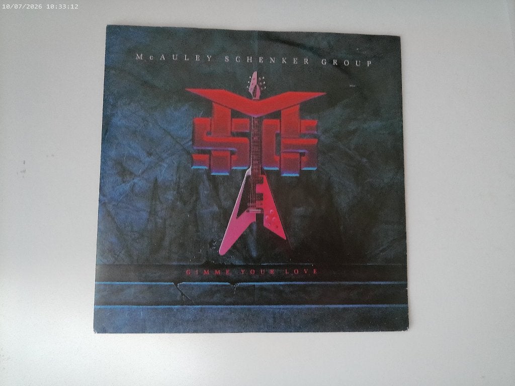 McAuley Schenker Group - Gimme your Love, Fotohoes, 7 inch, Ophalen of Verzenden, Zo goed als nieuw