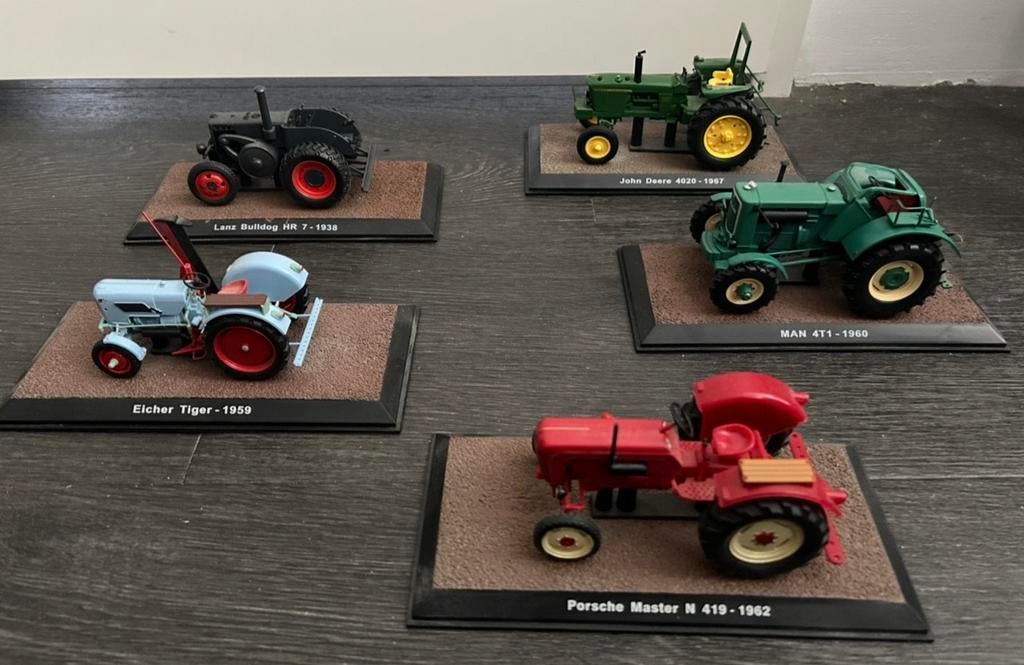 5 x Model Tractor o.a John Deere,Porsche, Ophalen of Verzenden, Zo goed als nieuw