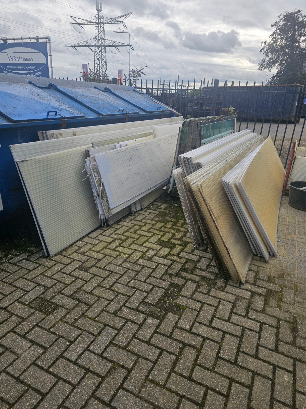 gratis gebruikte polycarbonaat dakplaten., Doe-het-zelf en Verbouw, Ophalen, Gebruikt