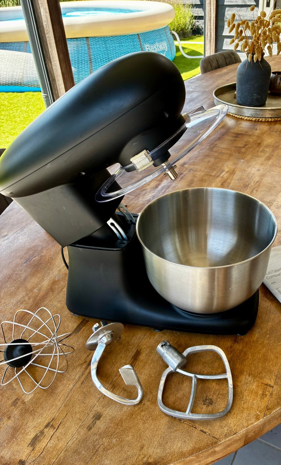 Bourgini keukenmachine zo goed als nieuw, slechts 3x gebruik, Witgoed en Apparatuur, 4 liter of meer, Verzenden, Zo goed als nieuw