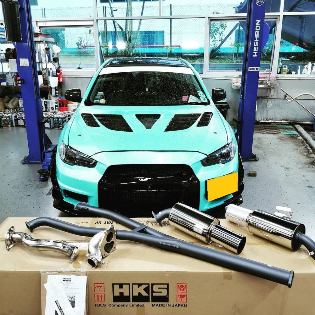 HKS Hi-power 409 uitlaatsysteem - Lancer Evolution Evo 10 X