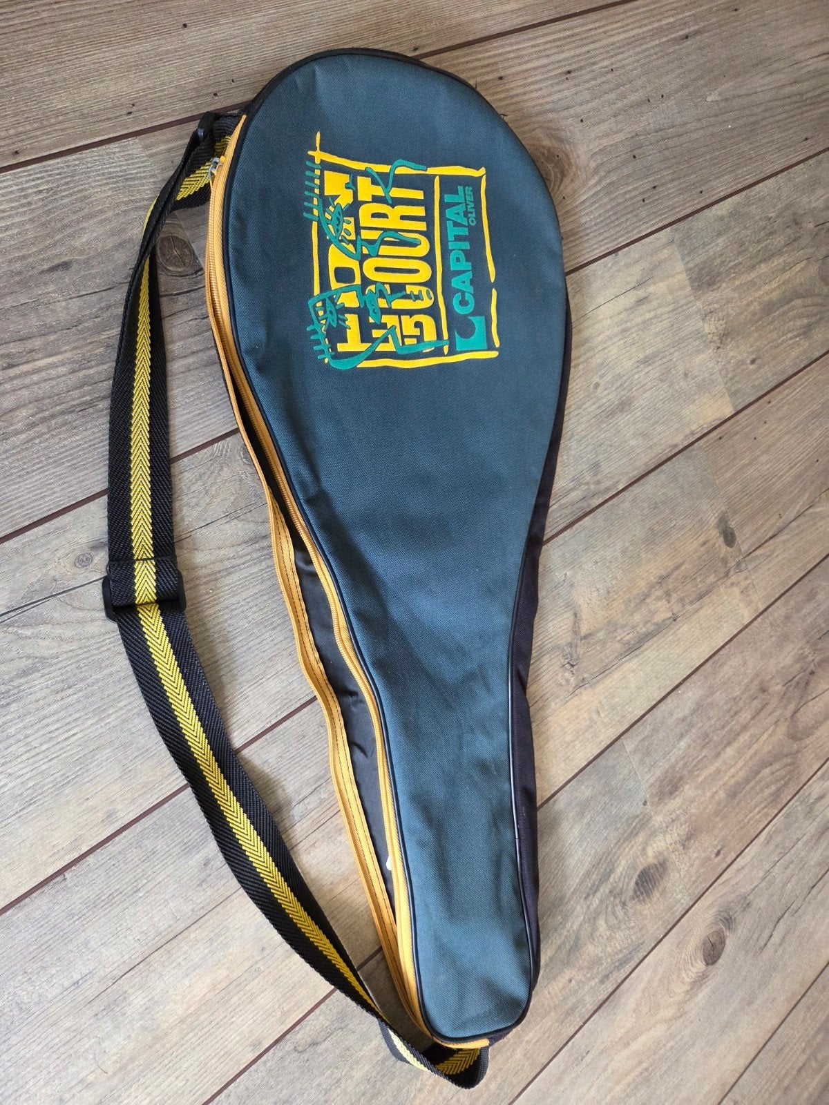 Groene tennistas voor 1 racket, Sport en Fitness, Tennis, Ophalen of Verzenden, Gebruikt, Tas, Overige merken