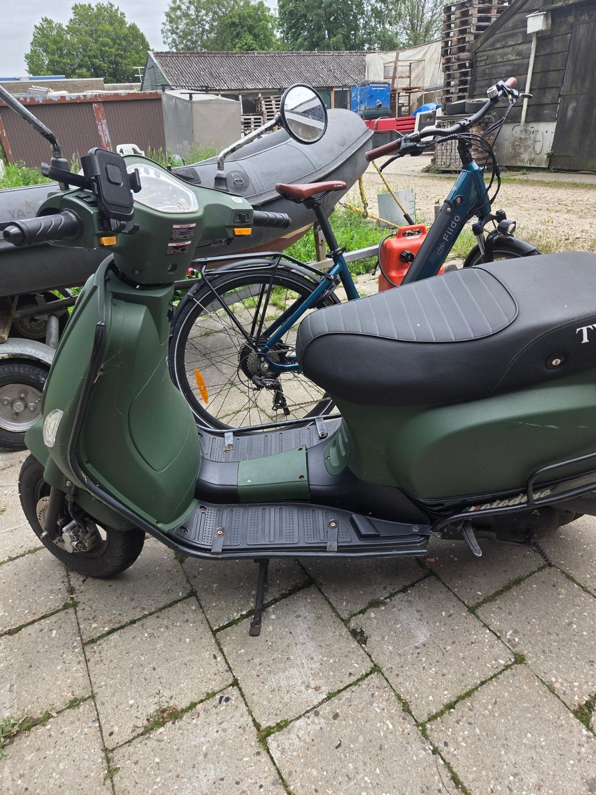 Tym Vespa Alpha 50cc - Rijdt 70 na nieuwe rolletjes, Ophalen, Gebruikt, Vespa