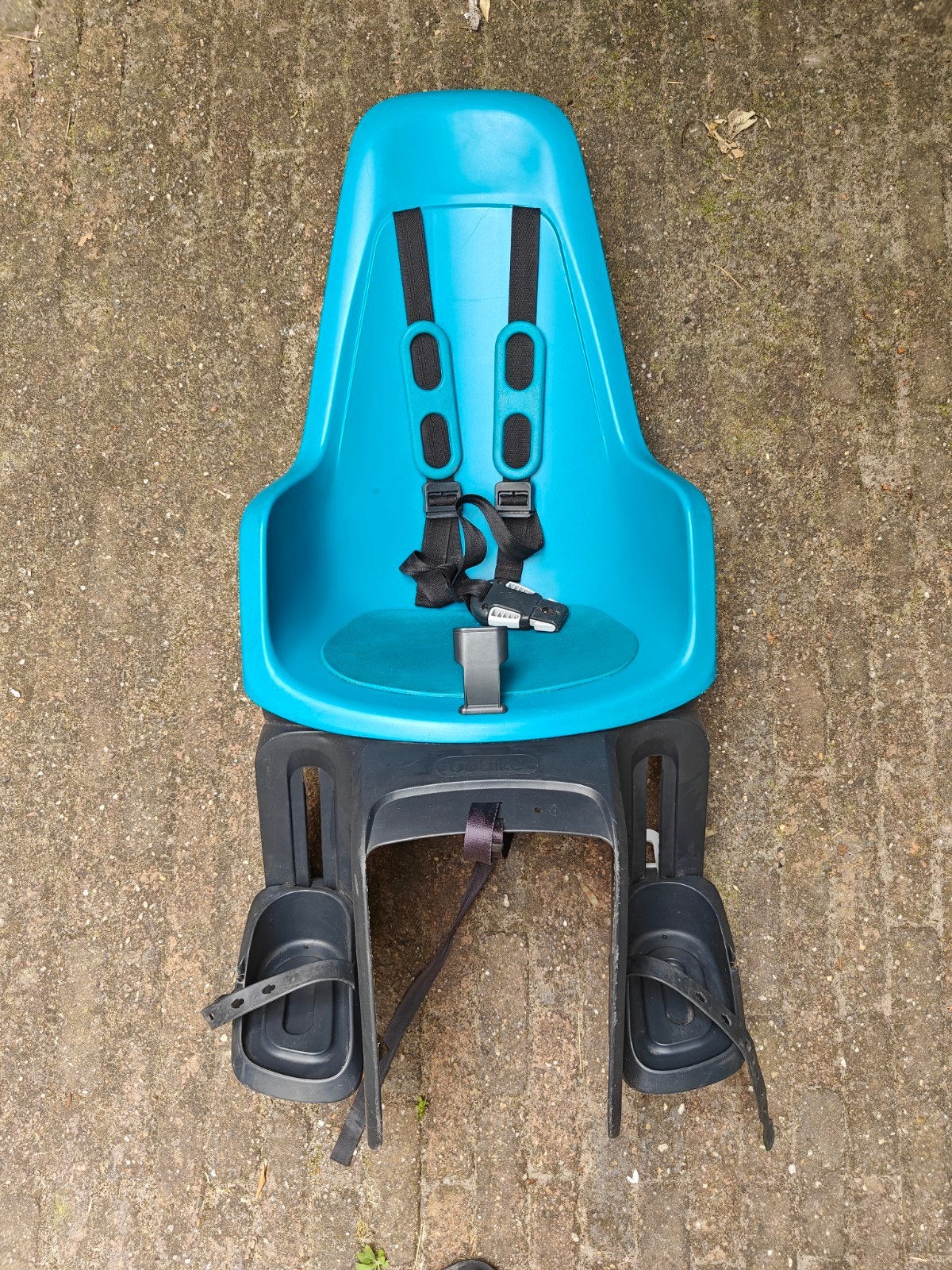 Bobike Maxi One E-BD Achterzitje - Turquoise, Fietsen en Brommers, Fietsaccessoires | Fietsstoeltjes, Ophalen