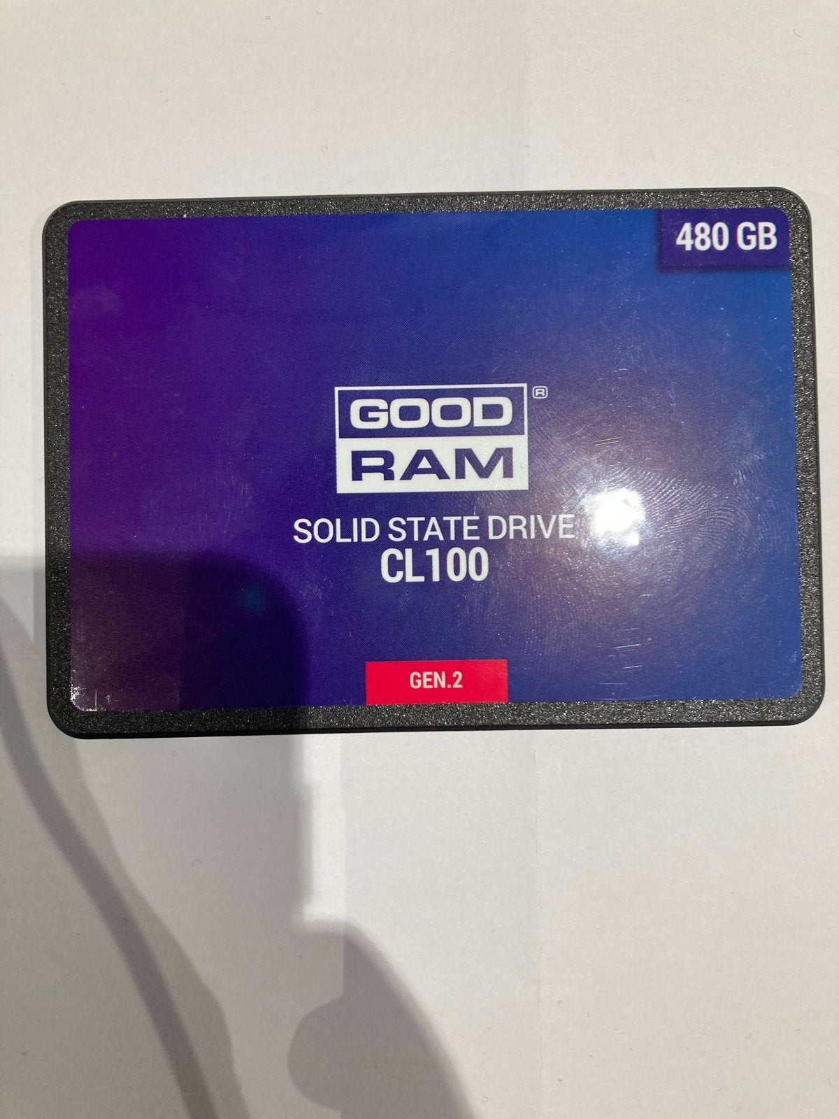 Goodram CL100 Gen.2 480GB SSD, Computers en Software, Harde schijven, Intern, Verzenden, Server, Zo goed als nieuw