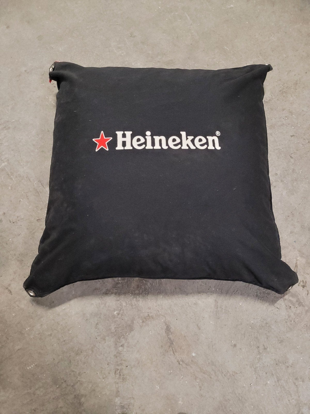 Heineken zitzak / groot kussen 100x100 cm, Ophalen, Gebruikt