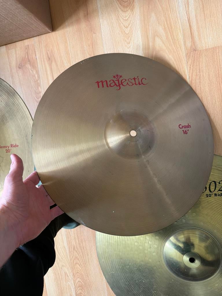 Majestic Crash Bekken 16 inch, Ophalen, Gebruikt