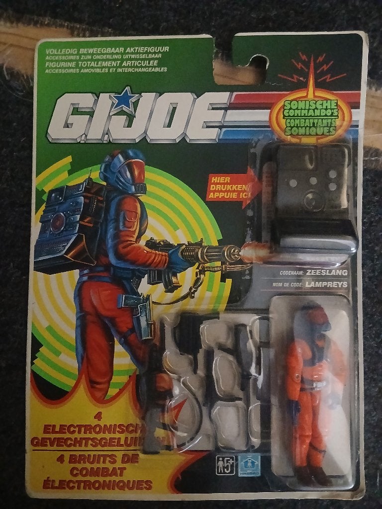 Gi joe sonic fichters lampreys moc NL FR kaart, Ophalen of Verzenden, Gebruikt