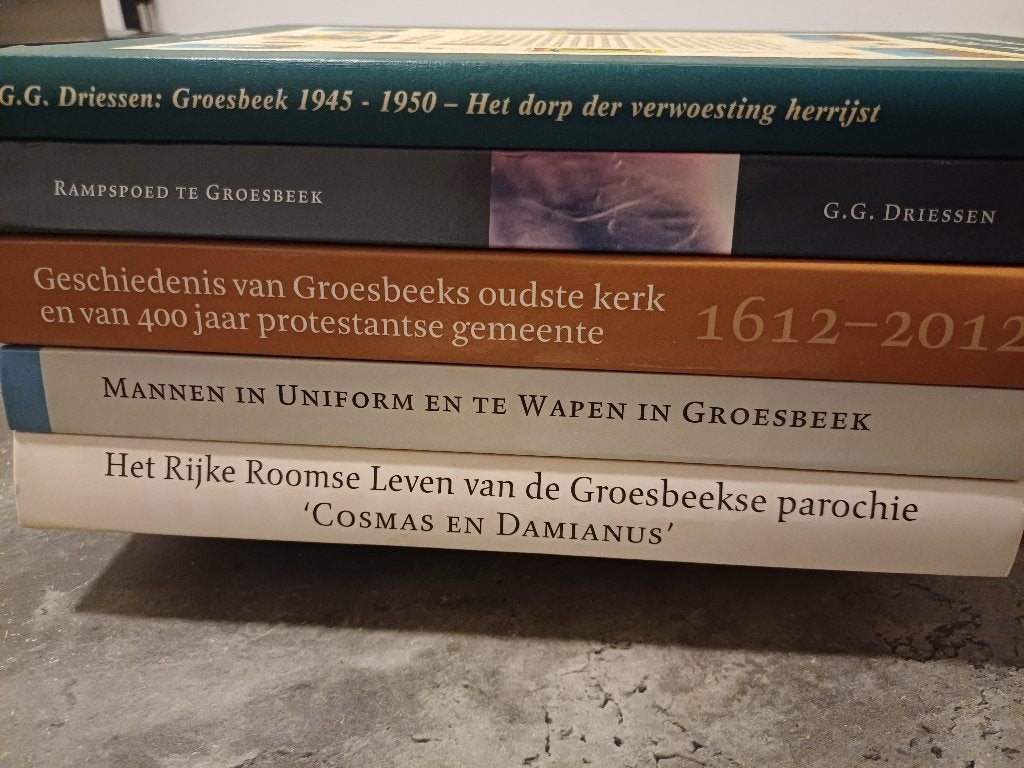 5 mooie boeken over GROESBEEK, Boeken, Ophalen of Verzenden, Zo goed als nieuw