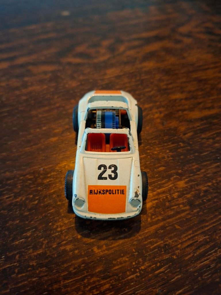 darda race auto porche 911 T rijkspolitie serie 10, Ophalen of Verzenden, Zo goed als nieuw, Auto
