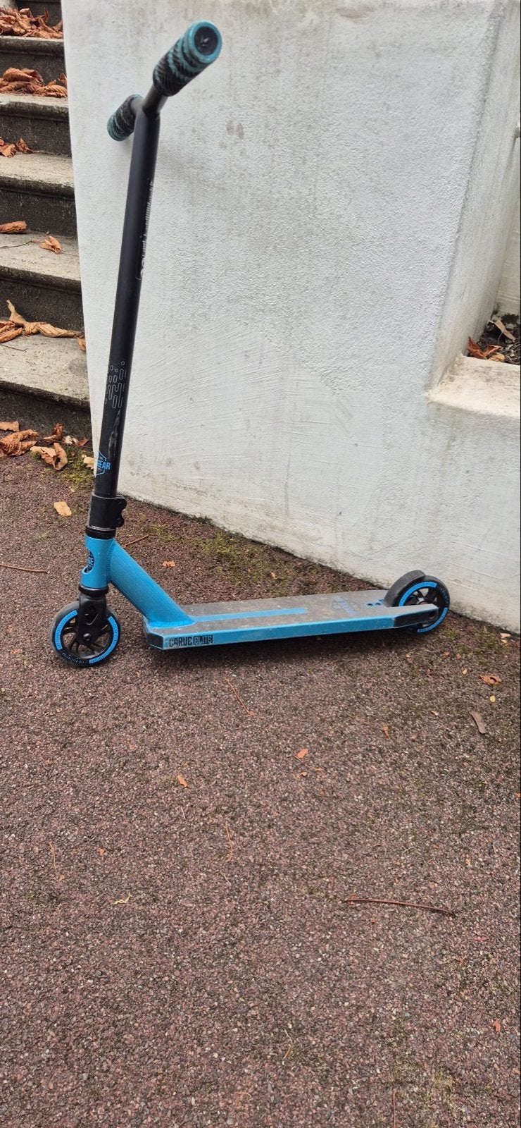 Carve Elite Madd Gear Stuntstep - Blauw met Custom Handles, Fietsen en Brommers, Steps, Ophalen, Gebruikt, Overige typen