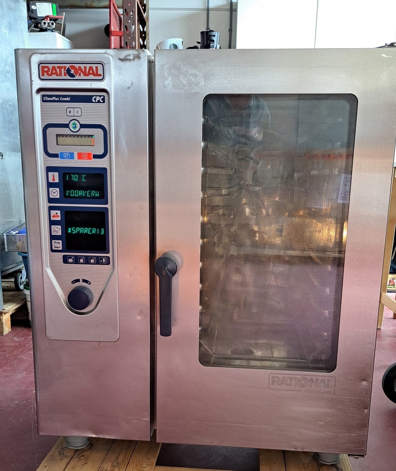 Rational CPC 10 niveau elektra steamer, Ophalen, Ovens, Magnetrons en Steamers