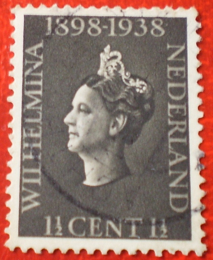 Nederland - Koningin Wilhelmina 1,5 cent 1898 - 1938, Postzegels en Munten, Postzegels | Nederland, Verzenden, T/m 1940, Gestempeld