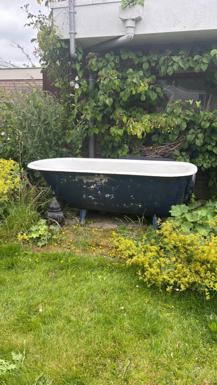 Gietijzeren bad op pootjes – waterpret, ijsbad of opknapper, Ophalen, Gebruikt