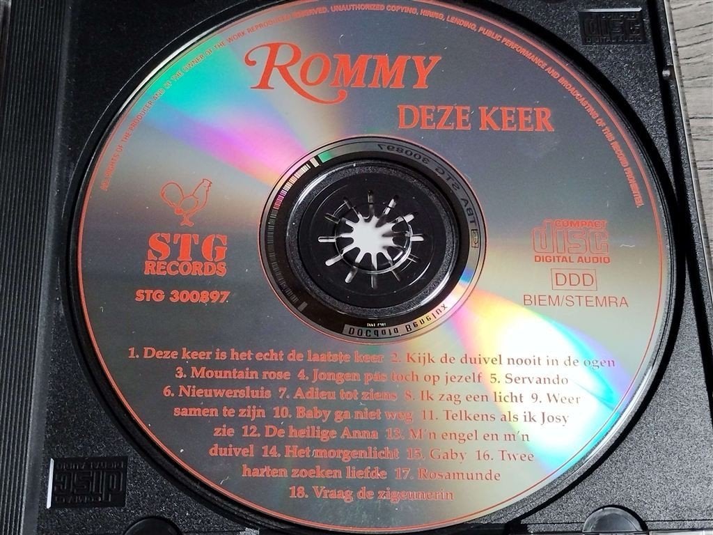 Rommy – Deze Keer, Ophalen of Verzenden, Zo goed als nieuw, Levenslied of Smartlap