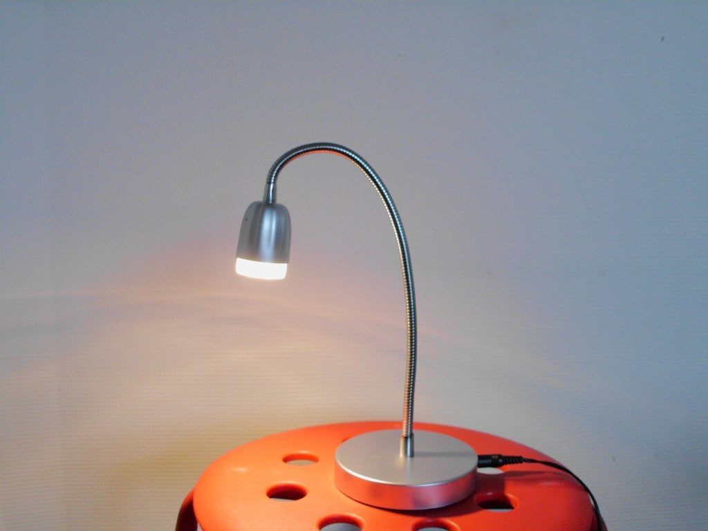 1 LIVARNOLUX compacte bureaulamp, led desk lamp, zilver, Ophalen, Bureaulamp, Overige merken, 26 cm