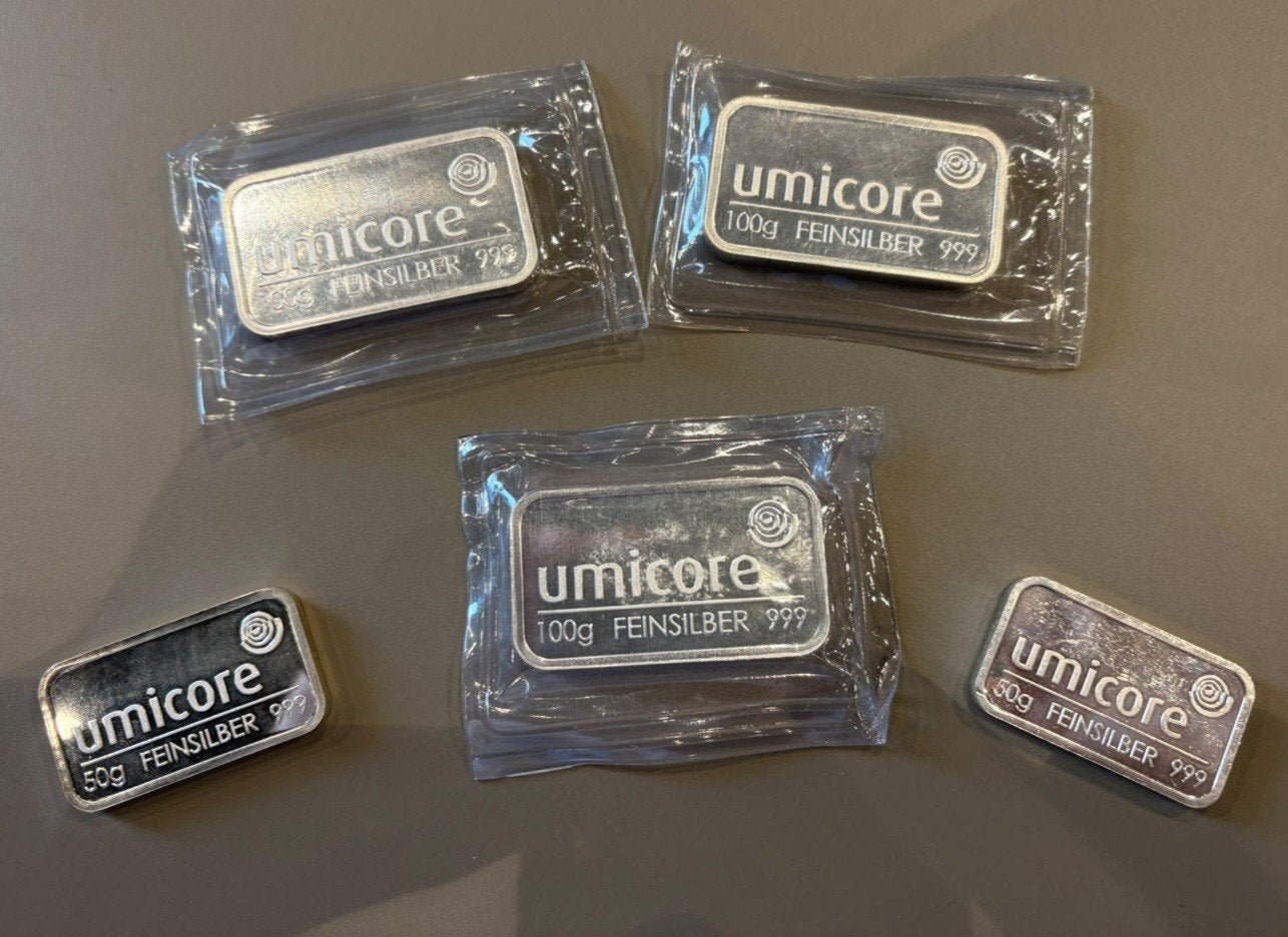 lot umicore 999 zilver, Ophalen of Verzenden