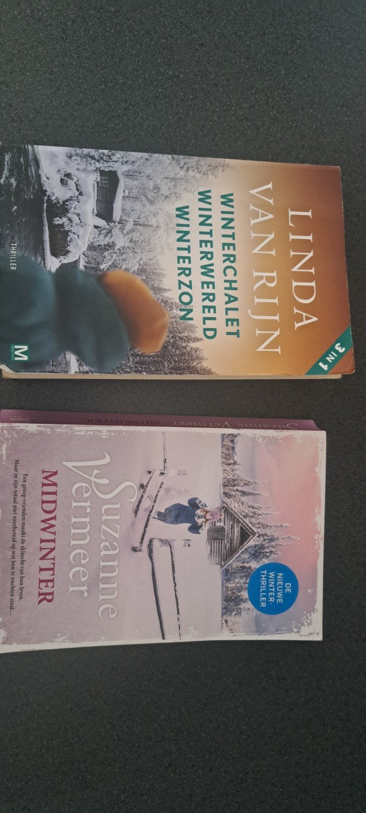 Winterthrillers: Midwinter & Winterchalet/Wereld/Zon, Ophalen of Verzenden, Gelezen, Suzanne Vermeer, Linda van Rijn, Nederland