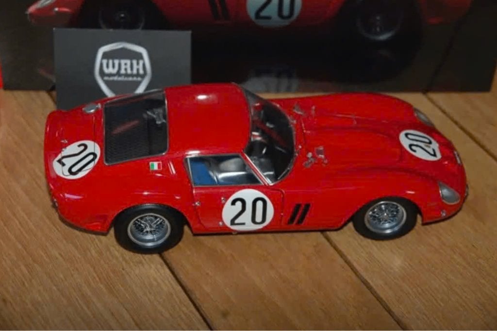1:18 FERRARI 250 GTO LEMANS #20 Kyosho High End in box WRH, Verzenden, Zo goed als nieuw, Auto, Kyosho