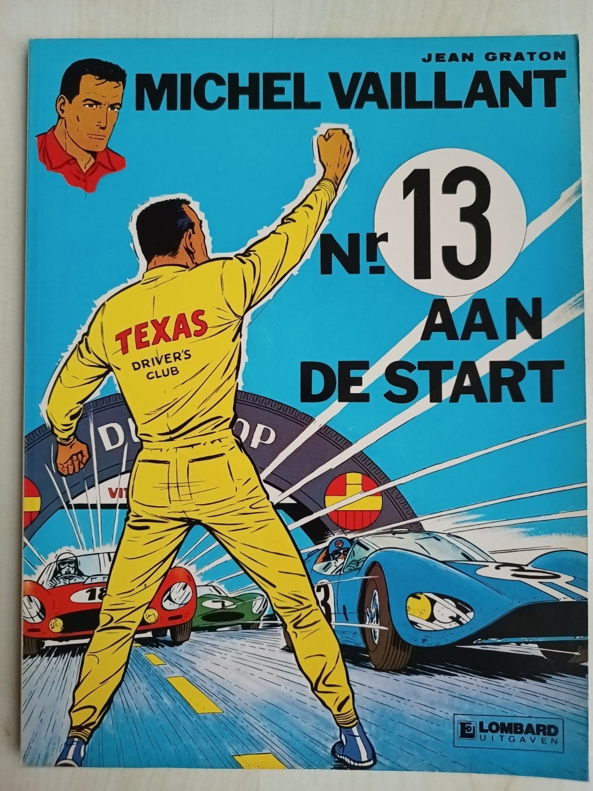 Michel Vaillant - Nr 13 aan de start, Eén stripboek, Ophalen of Verzenden, Gelezen, Jean Graton