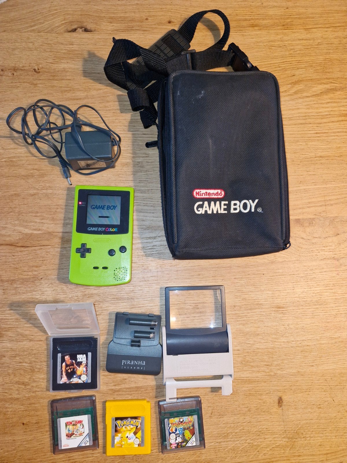 Nintendo Game Boy Color met accessoires en games, Overige genres, 1 speler, Ophalen of Verzenden, Zo goed als nieuw