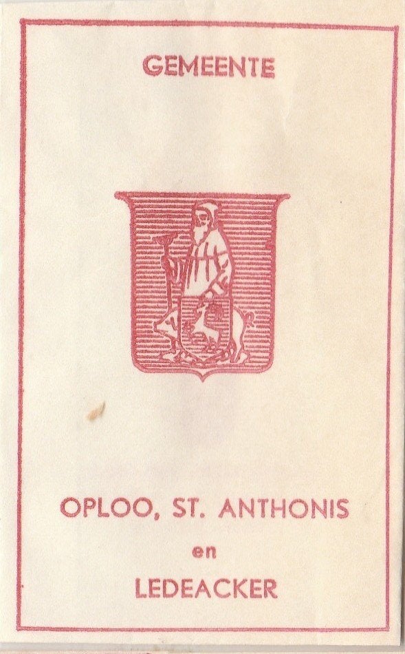gemeente Oploo - St. Anthonis en Ledeacker, Ophalen of Verzenden
