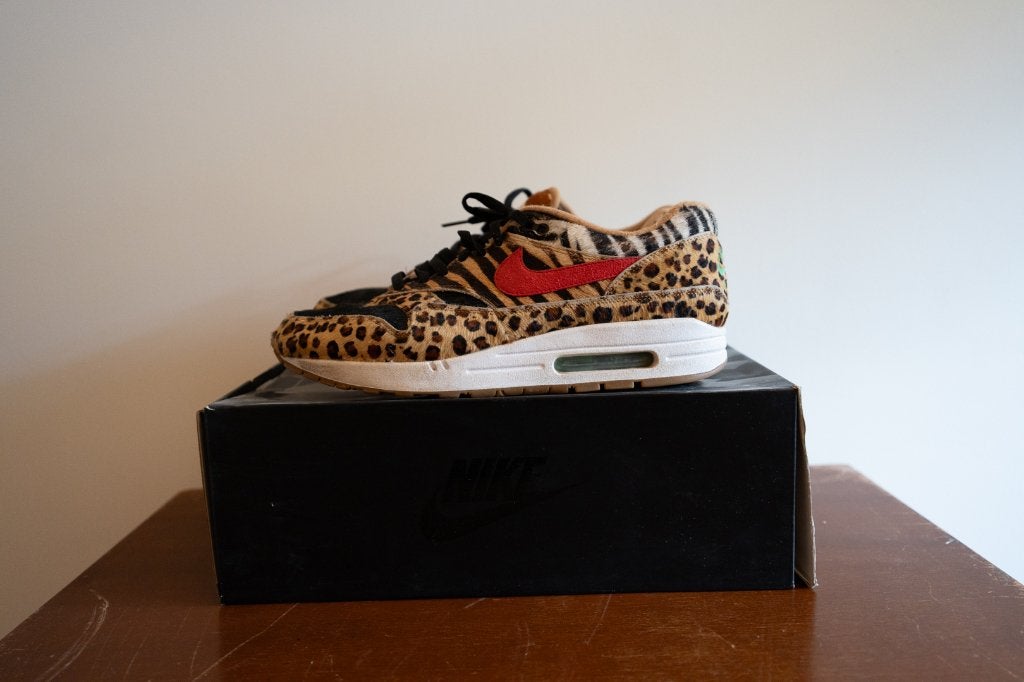Nike Air Max 1 DLX Atmos Animal 2.0 (2017) | Maat: 46, Overige kleuren, Nike, Ophalen of Verzenden, Sneakers of Gympen