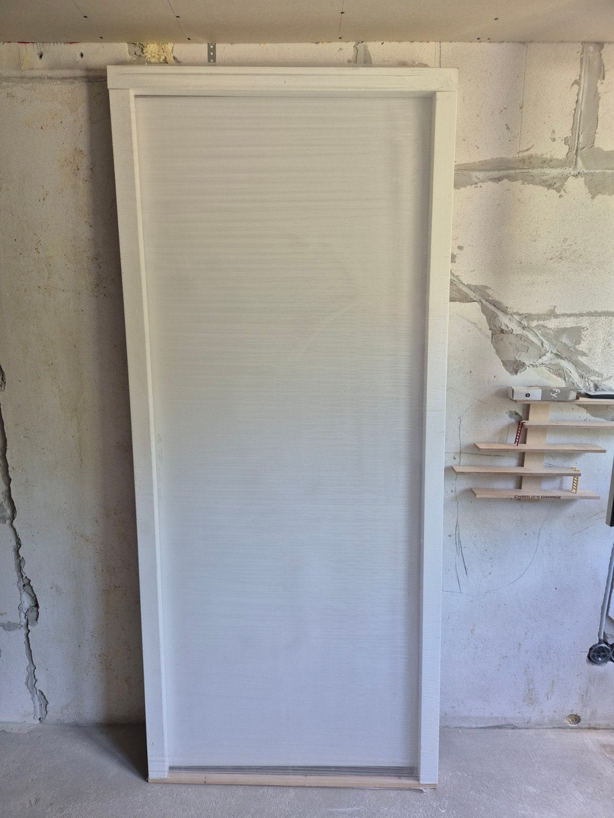 Nieuwe deur-kozijn combinatie | wit gegrond | 83x201.5 cm, Ophalen, Nieuw, Binnendeur, 200 tot 215 cm