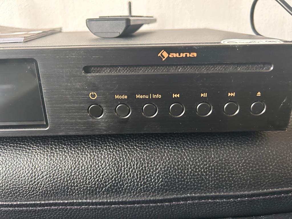 Auna Silverstar Amp CD Hifi Receiver met DAB+/FM Radio, Overige merken, Zo goed als nieuw, Cd-speler, Losse componenten