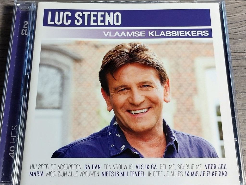 Luc Steeno ‎- Vlaamse Klassiekers [2 CD], Ophalen of Verzenden, Zo goed als nieuw, Levenslied of Smartlap
