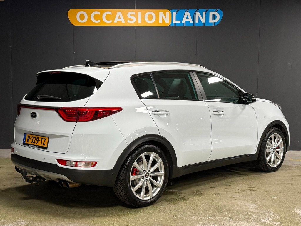 Kia Sportage 1.6 T-GDI 4WD GT-Line PlusLine|PANO|JBL|TREKHAA, Auto's, Kia, Bi-Xenon koplampen, Gebruikt, 4 cilinders, Wit