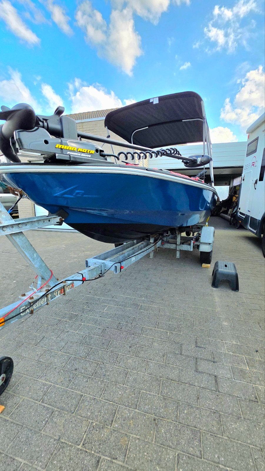 Complete visboot met extra onderdelen en accessoires, Watersport en Boten, Ophalen of Verzenden