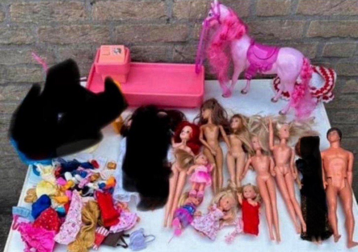 Lotje van diverse barbie Mattel/Simba poppen, paard en ander, Ophalen of Verzenden, Gebruikt, Barbie