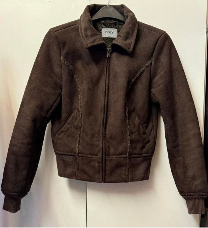 Only teddy jas S, Ophalen of Verzenden, Gedragen, Maat 36 (S), Bruin