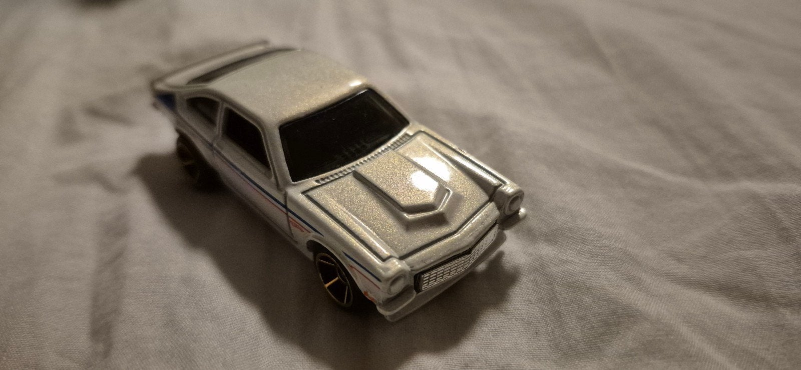 Hot Wheels Ford Pinto Race Car - Zilveren Miniatuur Auto, Ophalen, Zo goed als nieuw, Auto