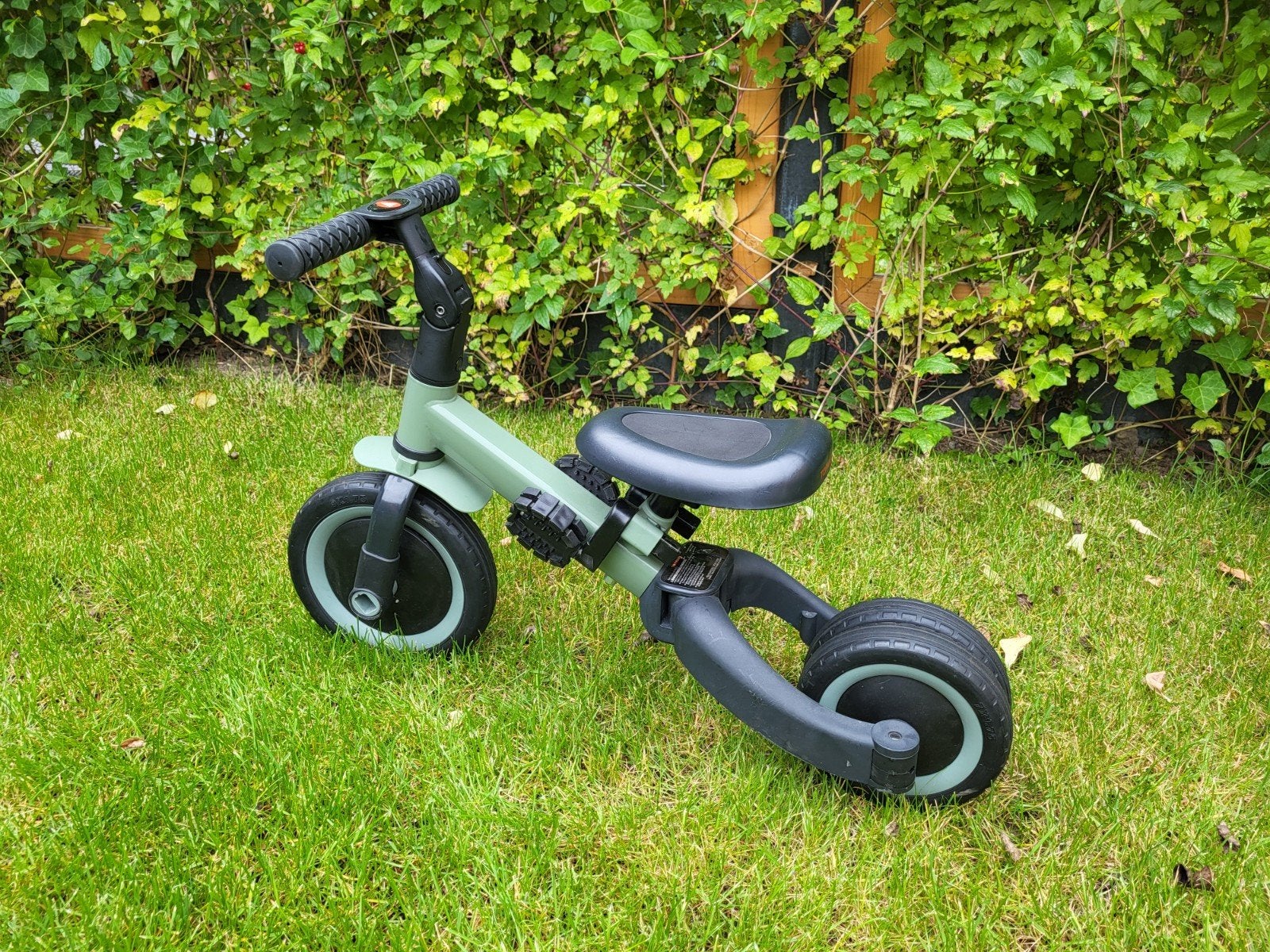 Loopfiets/driewieler 4-in-1 Topmark groen/zwart, Ophalen of Verzenden, Zo goed als nieuw, Loopfiets