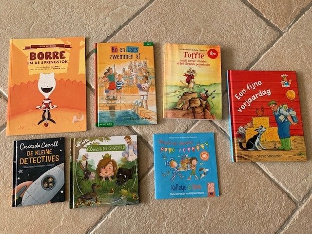 Borre en de springstok, Bo en Lars zwemmen af (, Ophalen of Verzenden, Gelezen