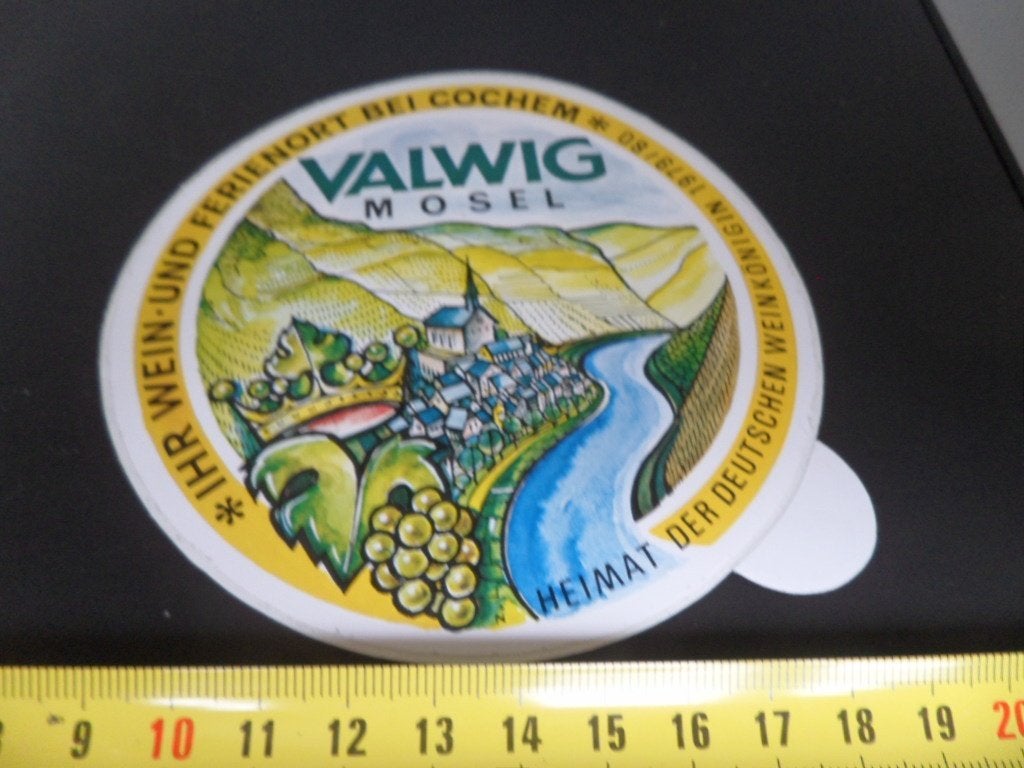 sticker Duitsland VALWIG Mosel  Ferienort bei Cochem, Ophalen, Zo goed als nieuw
