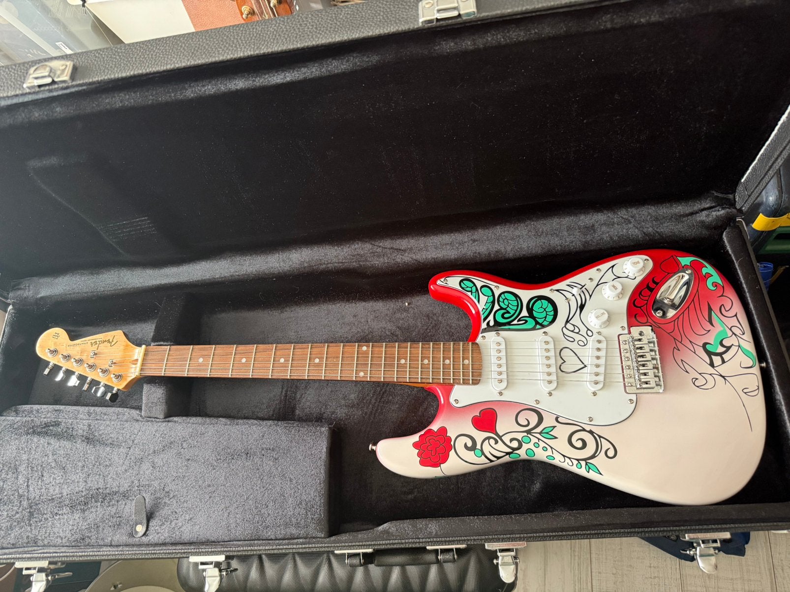 Stratocaster Monterey Jimi Hendrix, Ophalen, Zo goed als nieuw, Solid body, Overige merken