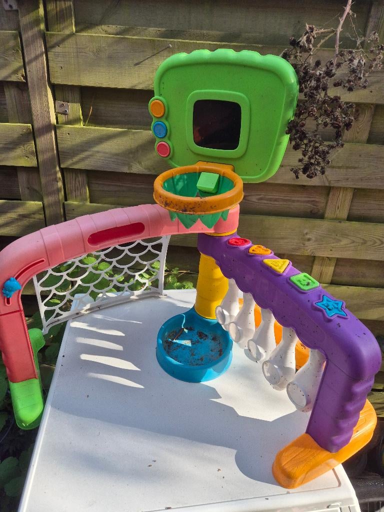 Speelset voetbal, basketbal en bowlen, Ophalen of Verzenden, Gebruikt, Overige typen