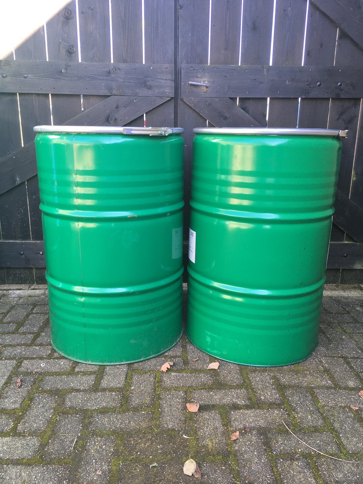 Vuurton brandton fikton plantenbak metaal fust drum 220 L, Ophalen, Zo goed als nieuw, Vuurton