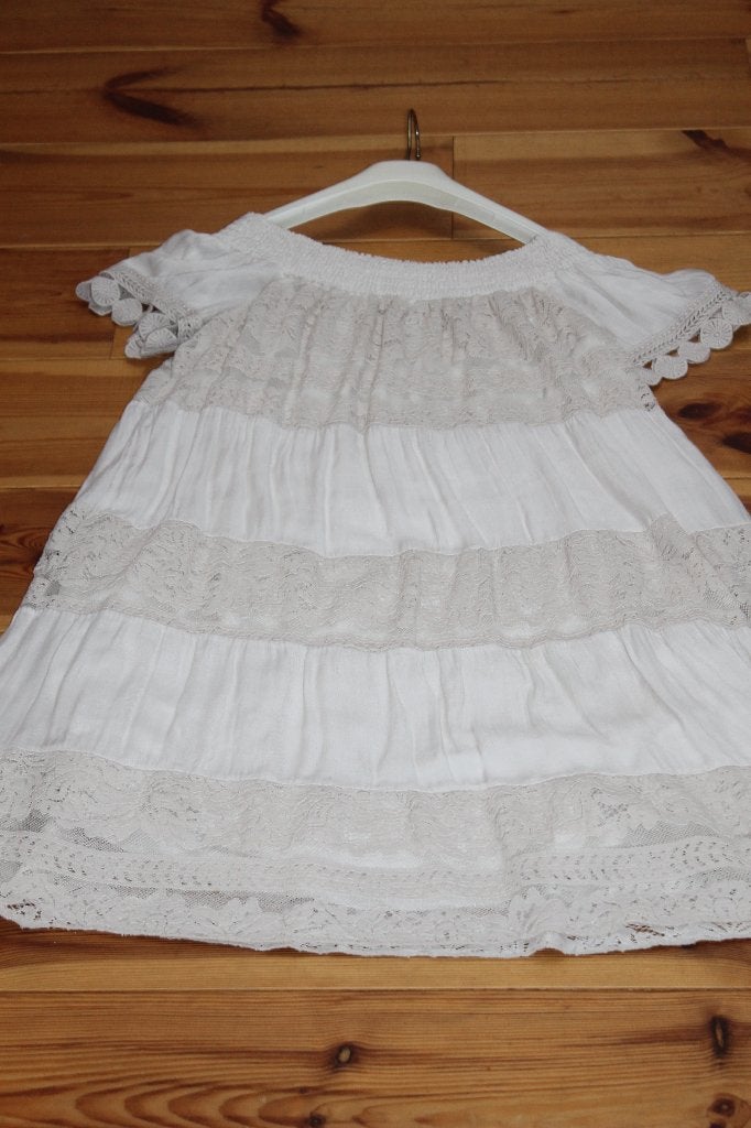 Zomerjurk maat M, Maat 38/40 (M), Beige, Ophalen of Verzenden, Zo goed als nieuw